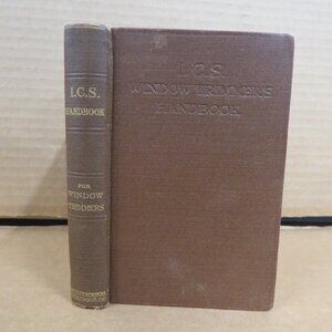 1912 ICS Window Trimmer's Handbook 1st Edition HC Illustrated Retail Display